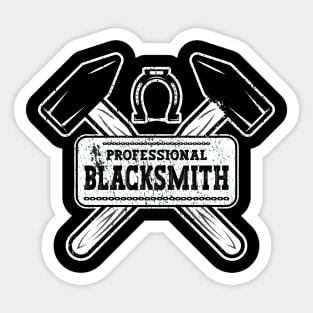 professional blacksmith Sticker